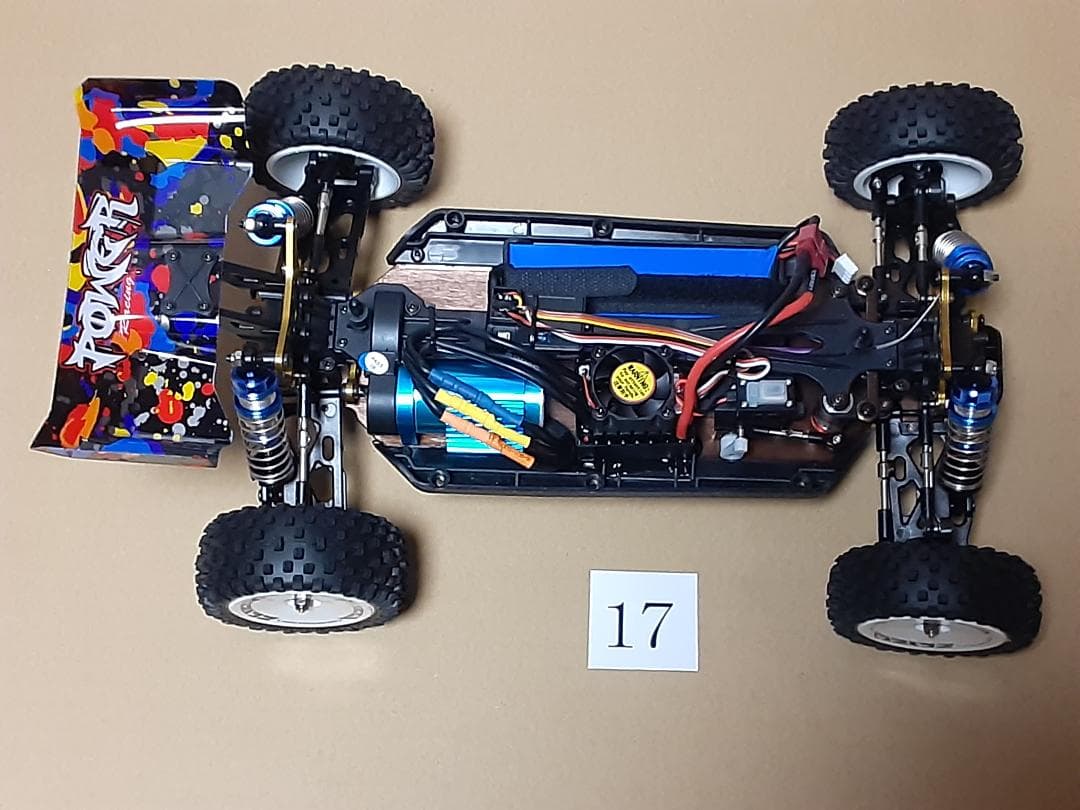 【ジャンク新品】WLtoys 124007 4WD ​​⑰＋予備バッテリー