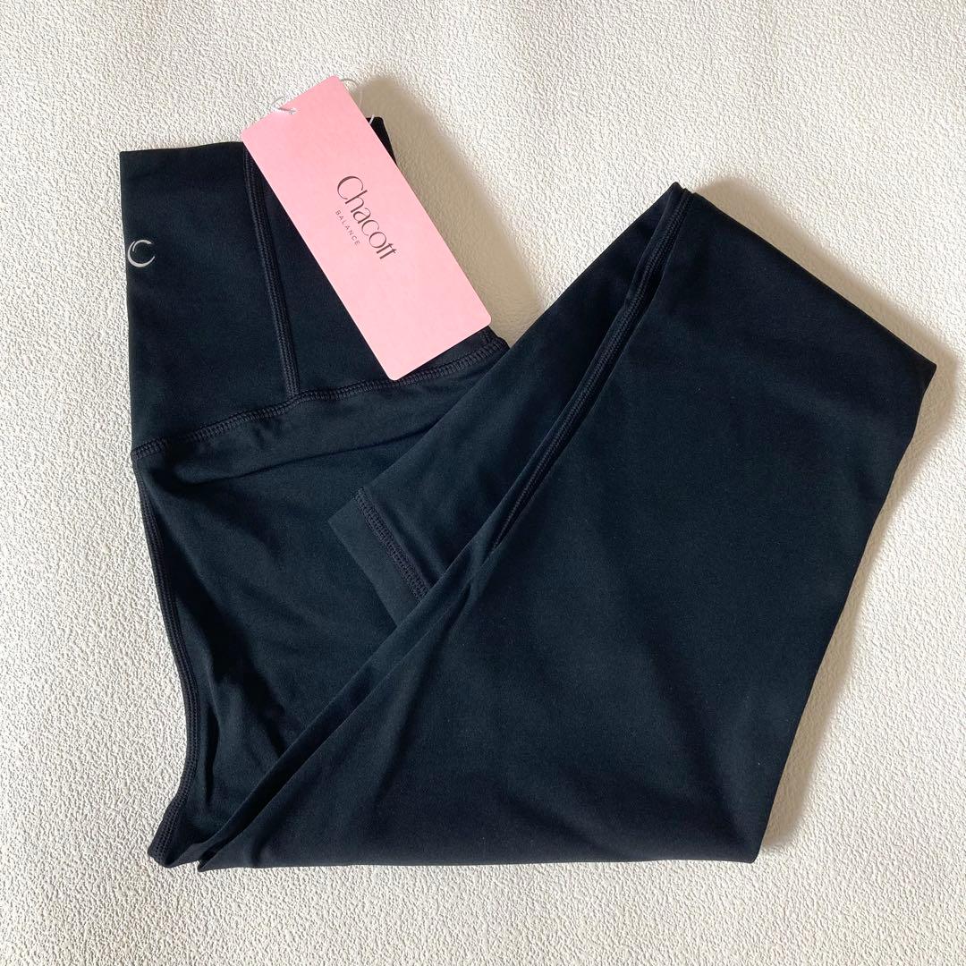 チャコット スムースレギンス 黒 S ハイウエスト 美姿勢 スパッツ ダンス