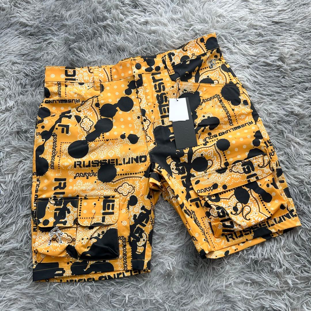 新品　ラッセルノ　セットアップ　ハーフジップ　半袖シャツ　ハーフパンツ　サイズ6