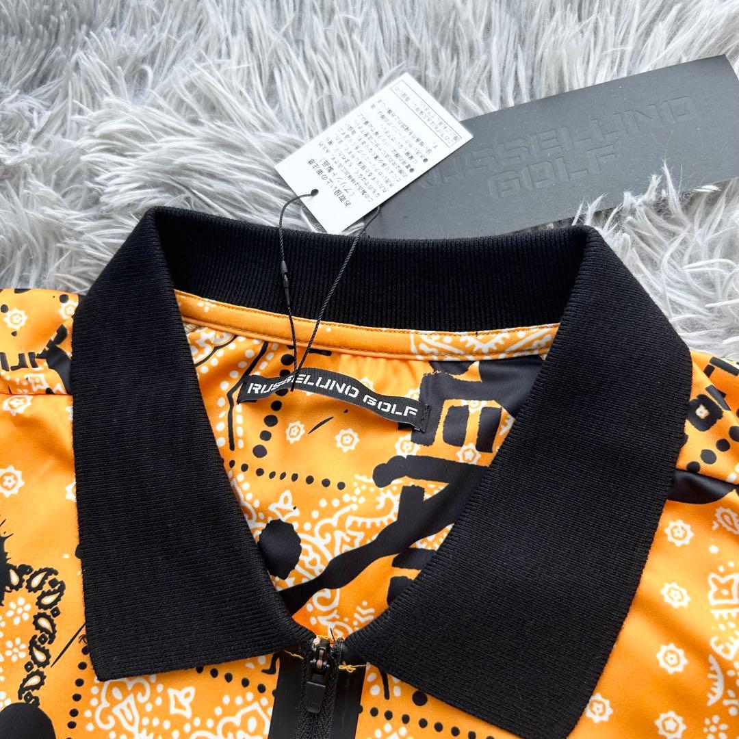 新品　ラッセルノ　セットアップ　ハーフジップ　半袖シャツ　ハーフパンツ　サイズ6