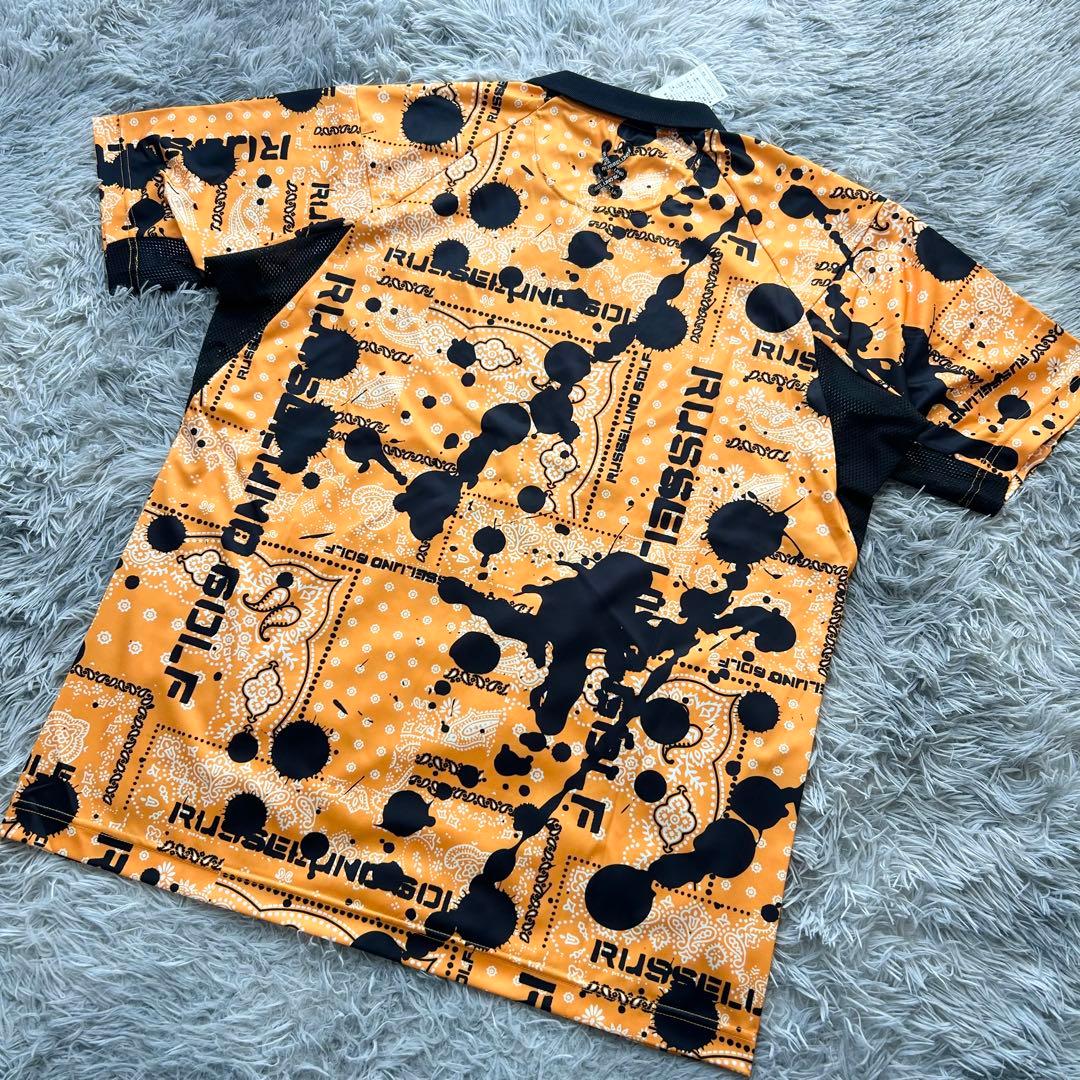 新品　ラッセルノ　セットアップ　ハーフジップ　半袖シャツ　ハーフパンツ　サイズ6