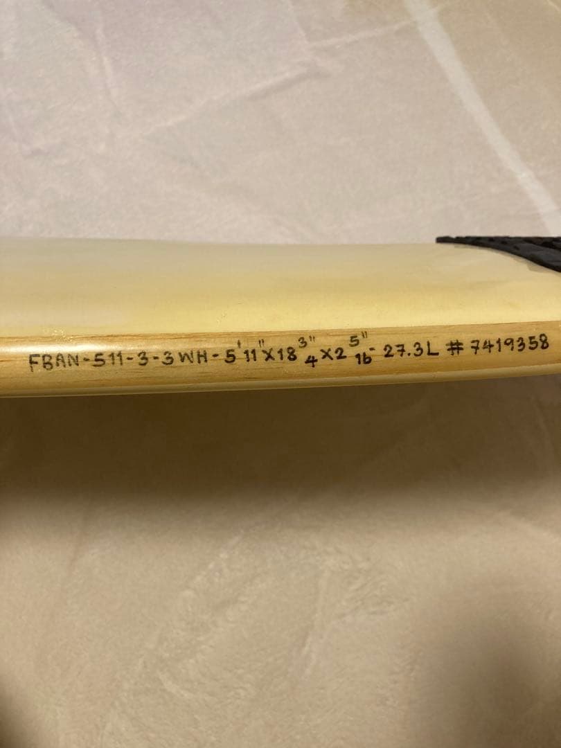 webber SLATER THE BANANA サーフボード 5.11ショート