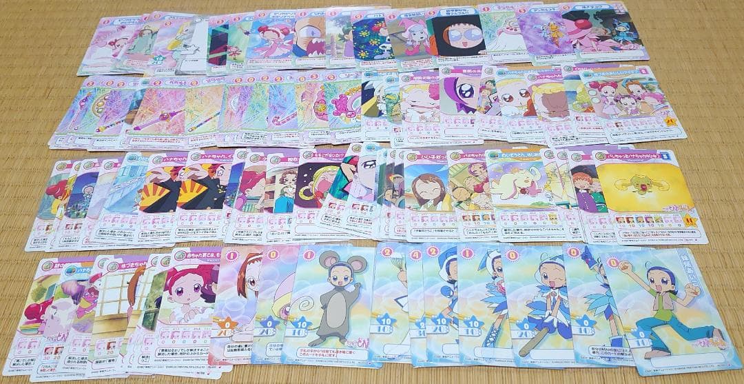 おジャ魔女どれみ　カードゲーム　キラ60枚、ノーマル約450枚まとめセット