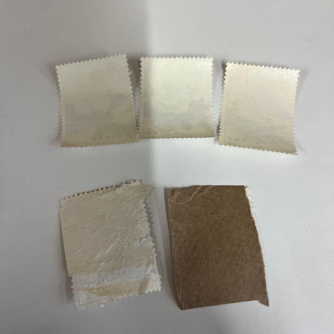 中国切手 特61牡丹シリーズ5枚　使用済み　未使用