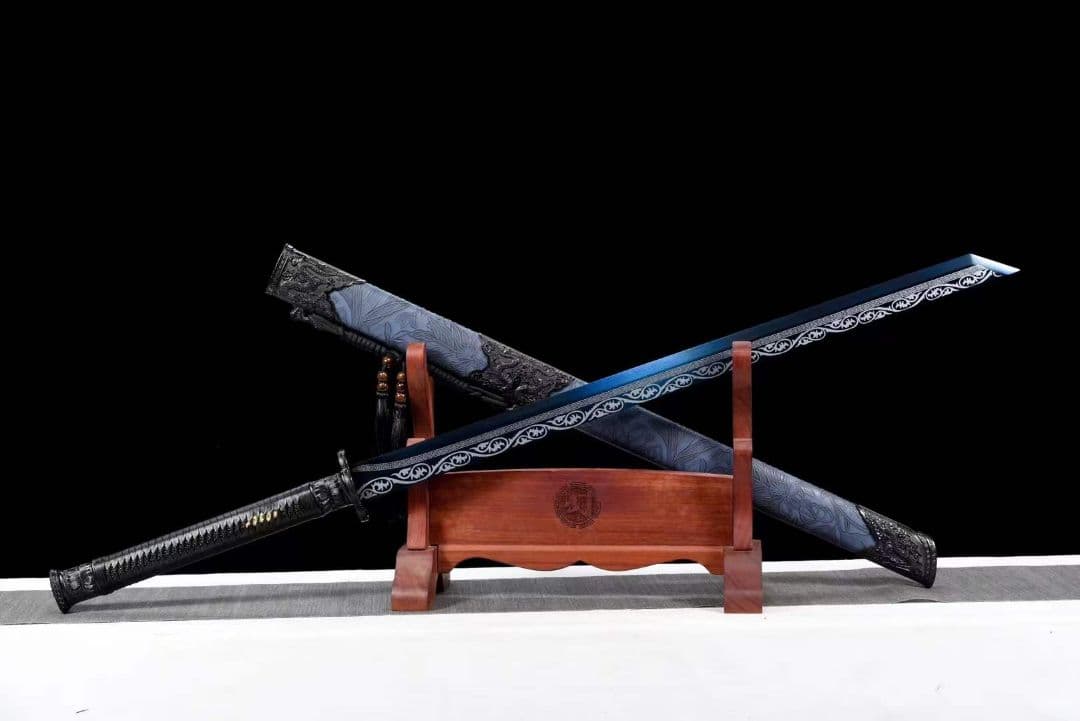 【龍淵唐横刀】古兵器 武具　刀装具　日本刀　模造刀 居合刀 長尺