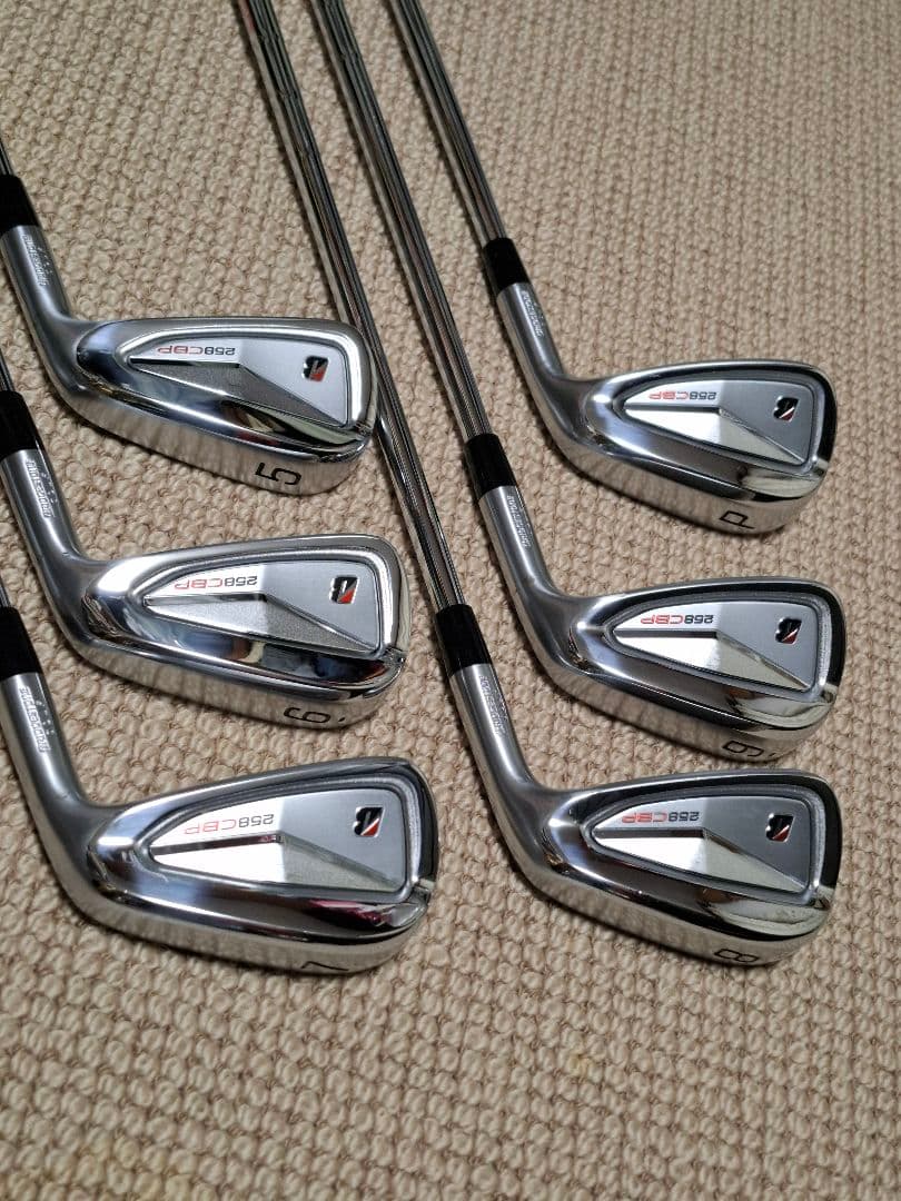 ブリヂストン 258CBP #5-PW 6本 保証書付き 新品同様