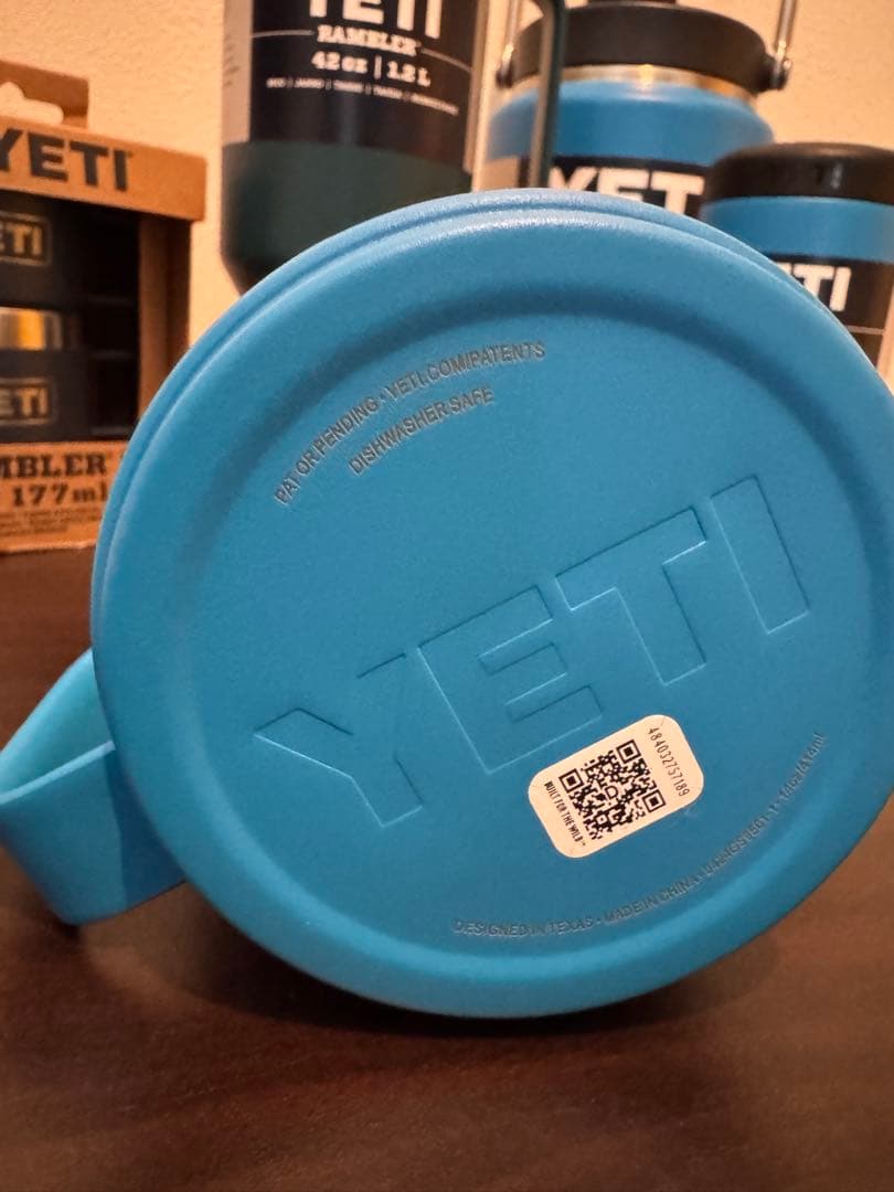 日本未発売YETIイエティ ランブラー14oz マグ2.0ビッグウェーブブルー