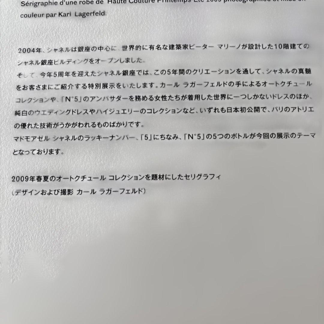 CHANEL 絵　シルクスクリーン　孔版画