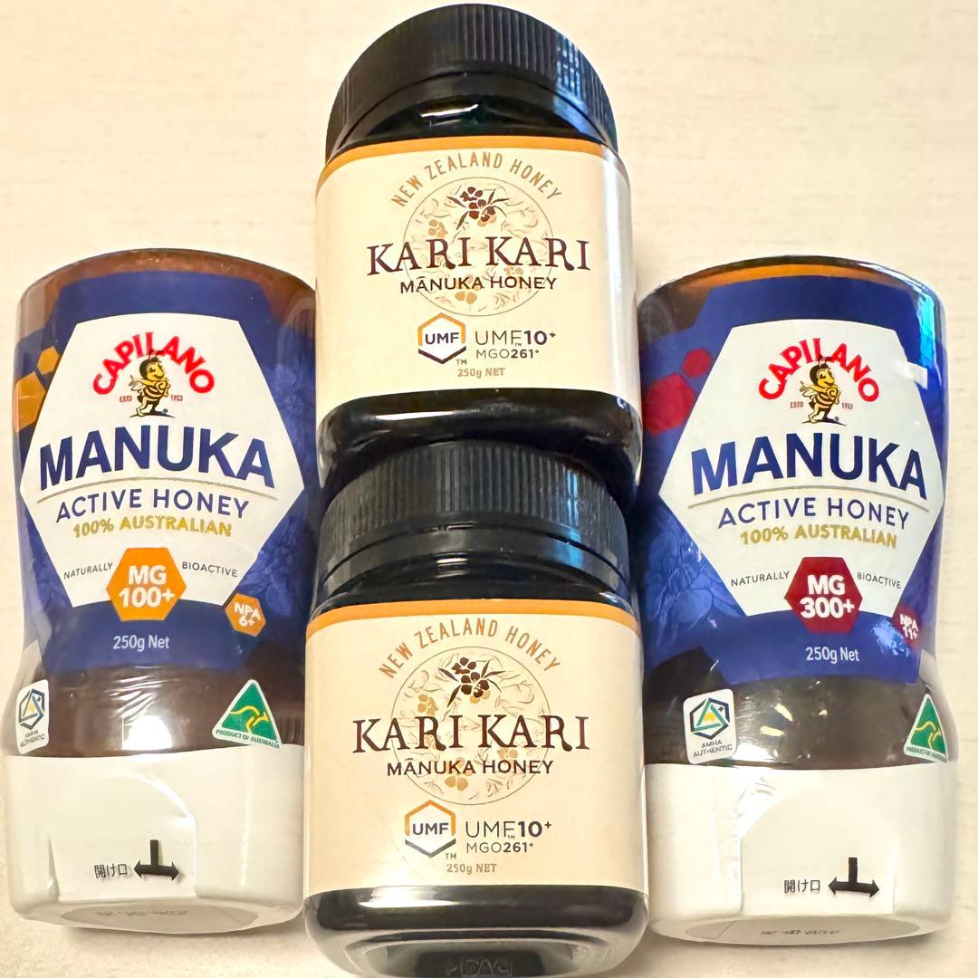 高級マヌカハニー4本