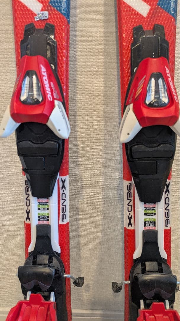 アトミック　100 スキー板 レッド