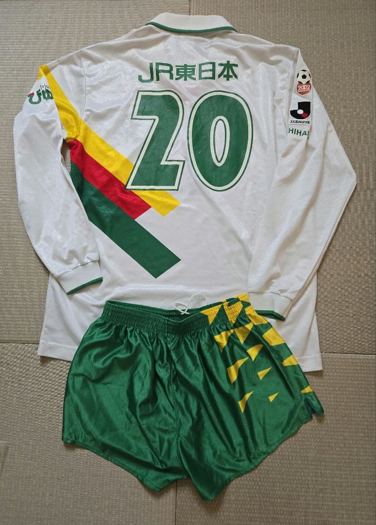 01-02 ジェフユナイテッド市原 アウェー長袖選手実使用ユニフォーム パンツ