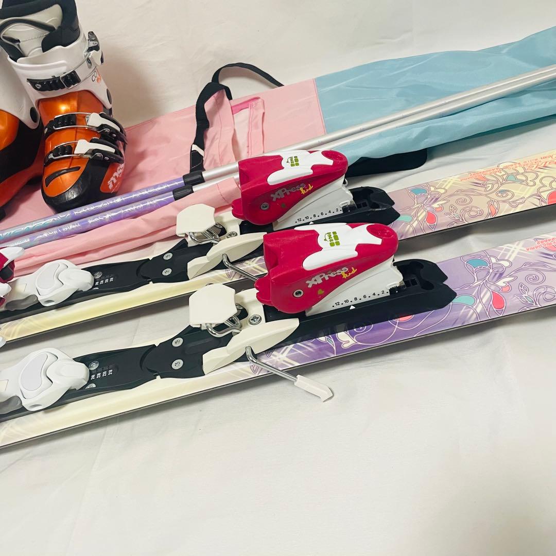 HART ROCKER ハート ロッカー130cm スキー ブーツ ストック付き