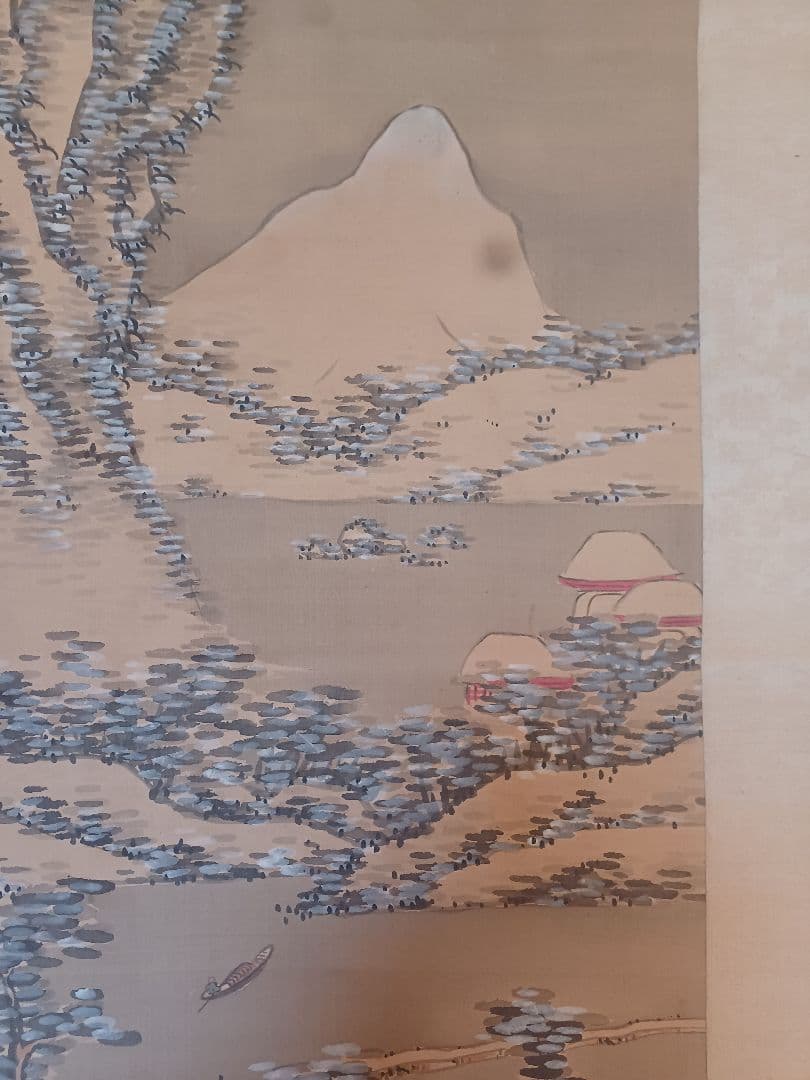 模写？　南画 掛軸 　大雅雲中山水？