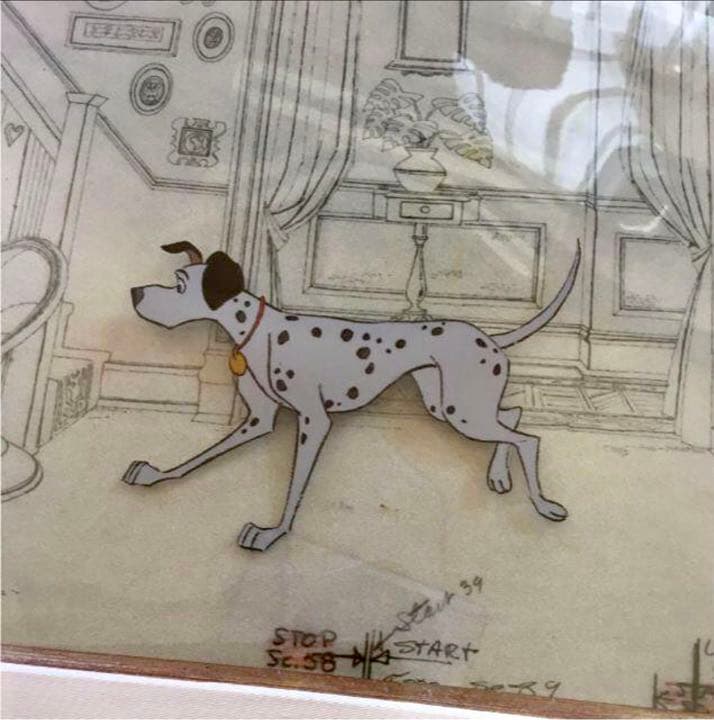 ディズニーセル画・ 101匹わんちゃんの（原画）オリジナルです。