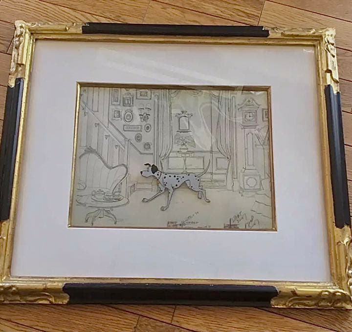 ディズニーセル画・ 101匹わんちゃんの（原画）オリジナルです。