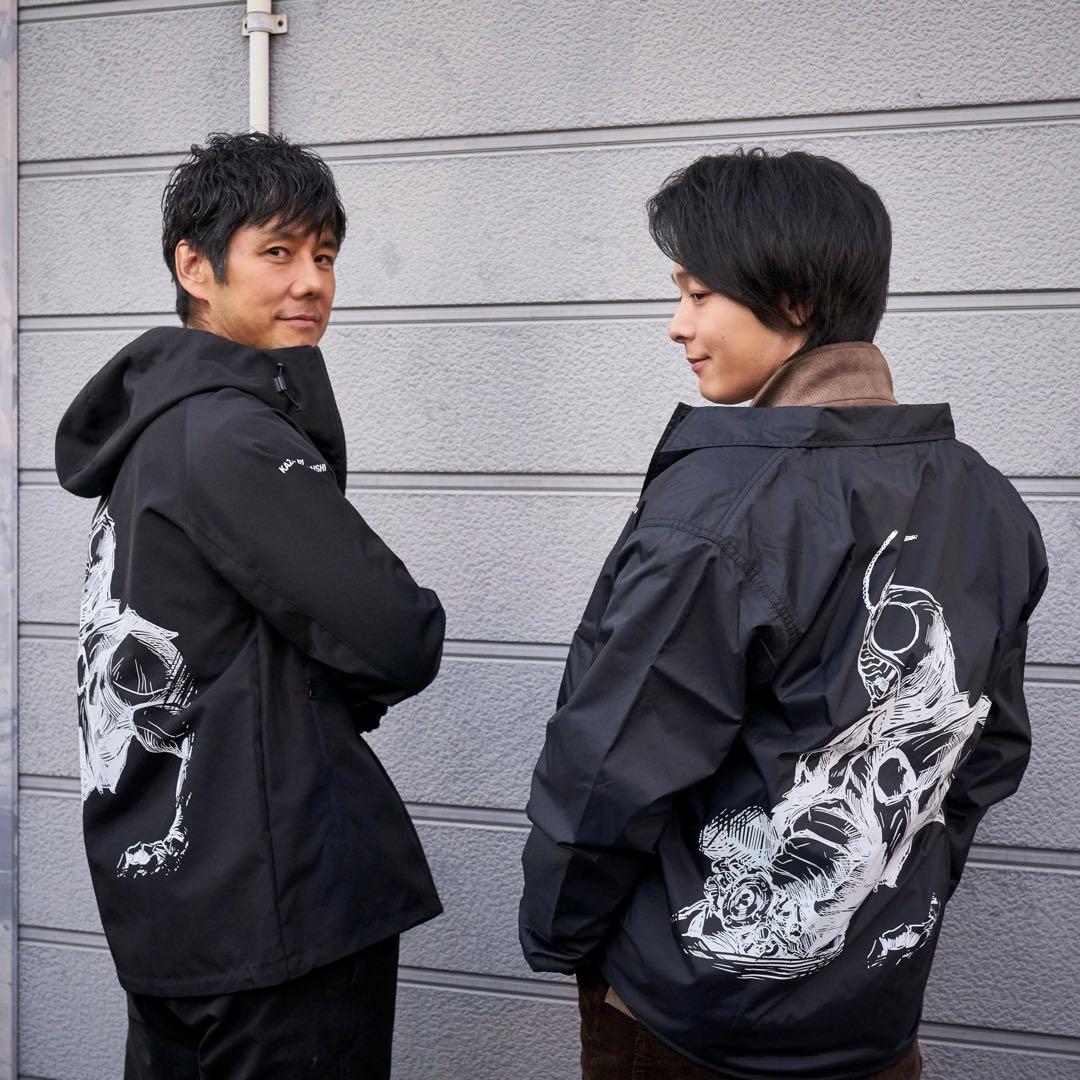 仮面ライダーブラックサン　フード付きナイロンジャケット