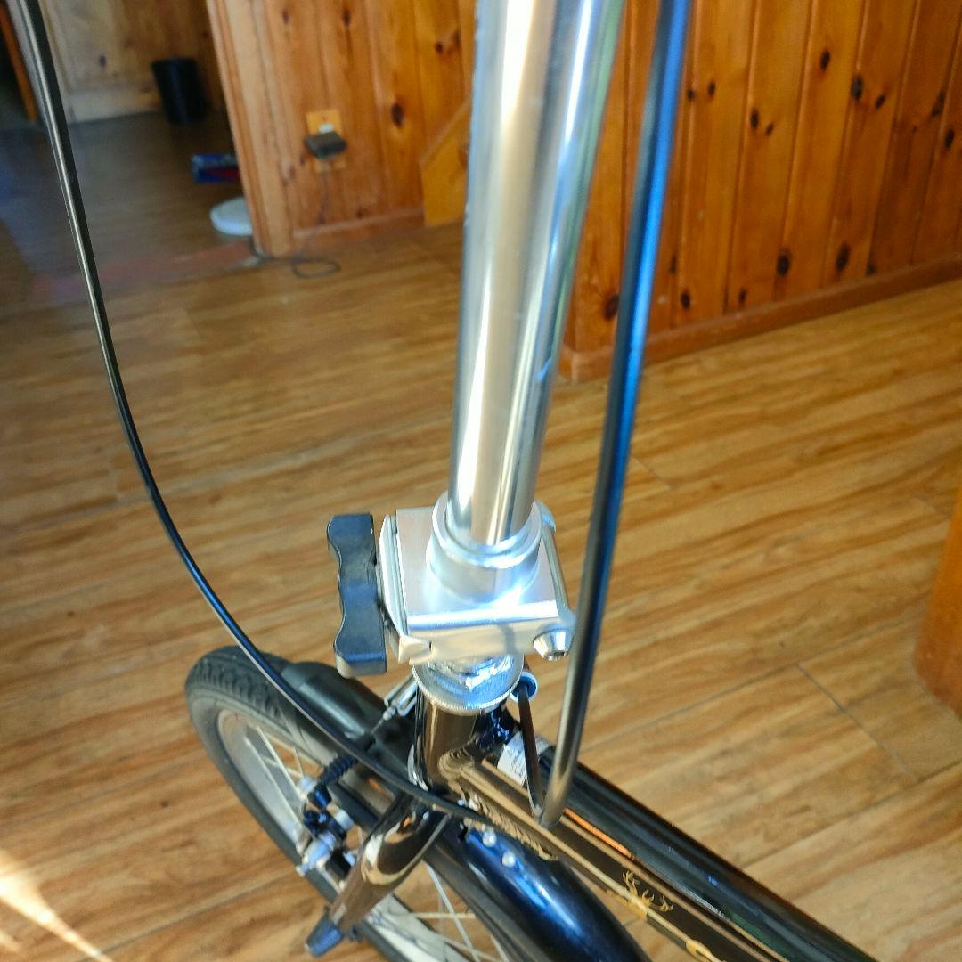 折り畳み自転車　キャプテンスタッグ　16インチ　黒