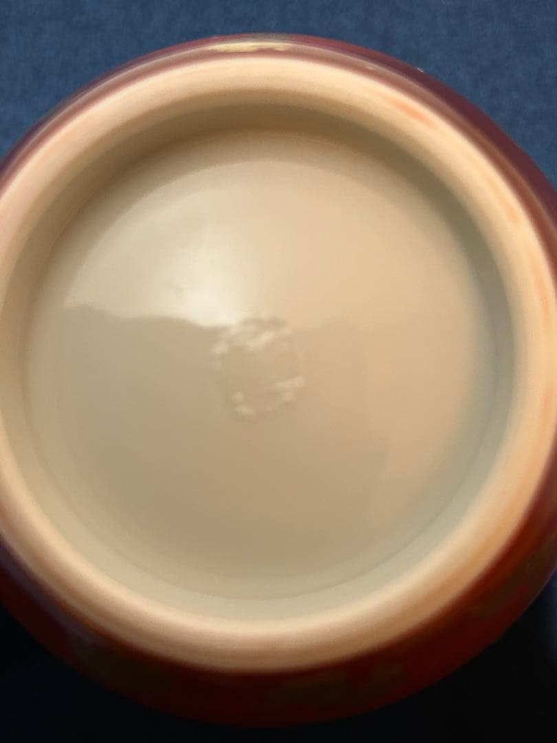 松谷窯　赤地金箔散 徳利貳客