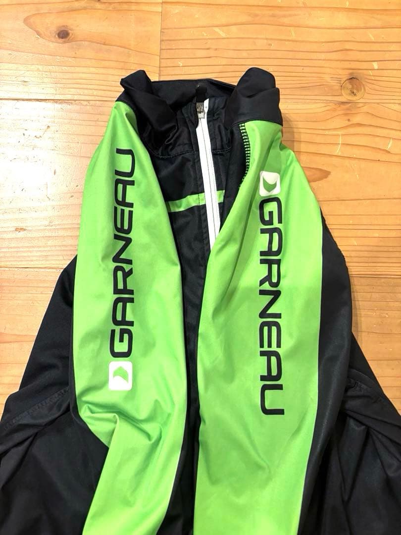 GARNEAU サイクルジャケット ブラック/グリーン
