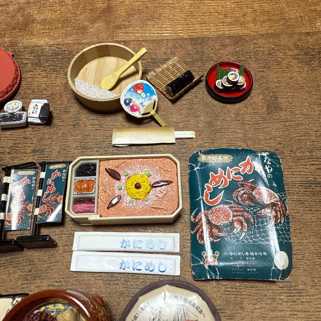 【即日発送】リーメント　ミニチュア　駅弁　しゃぶしゃぶ　寿司　ひつまぶし　6点