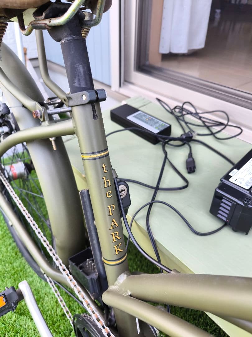 世界中でも超激レア the PARKビーチクルーザー 電動 自転車 グリーン
