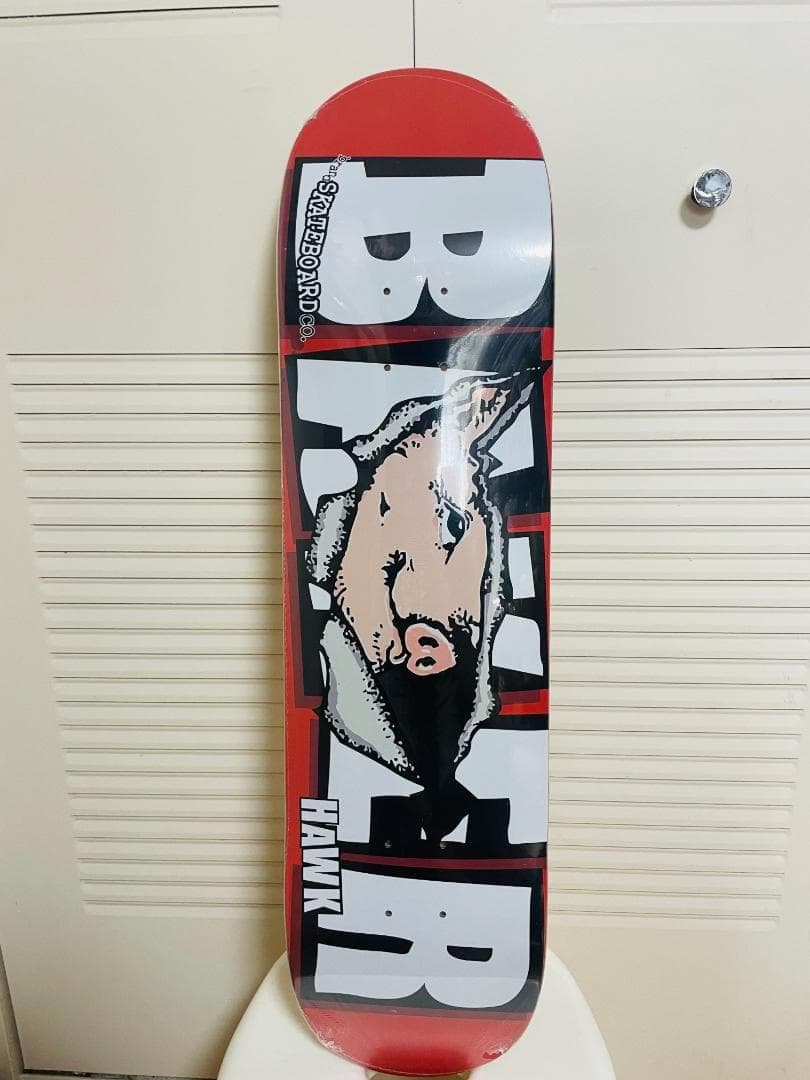 台湾製無地黒デッキテープ付き BAKER スケートボード 8.0デッキ