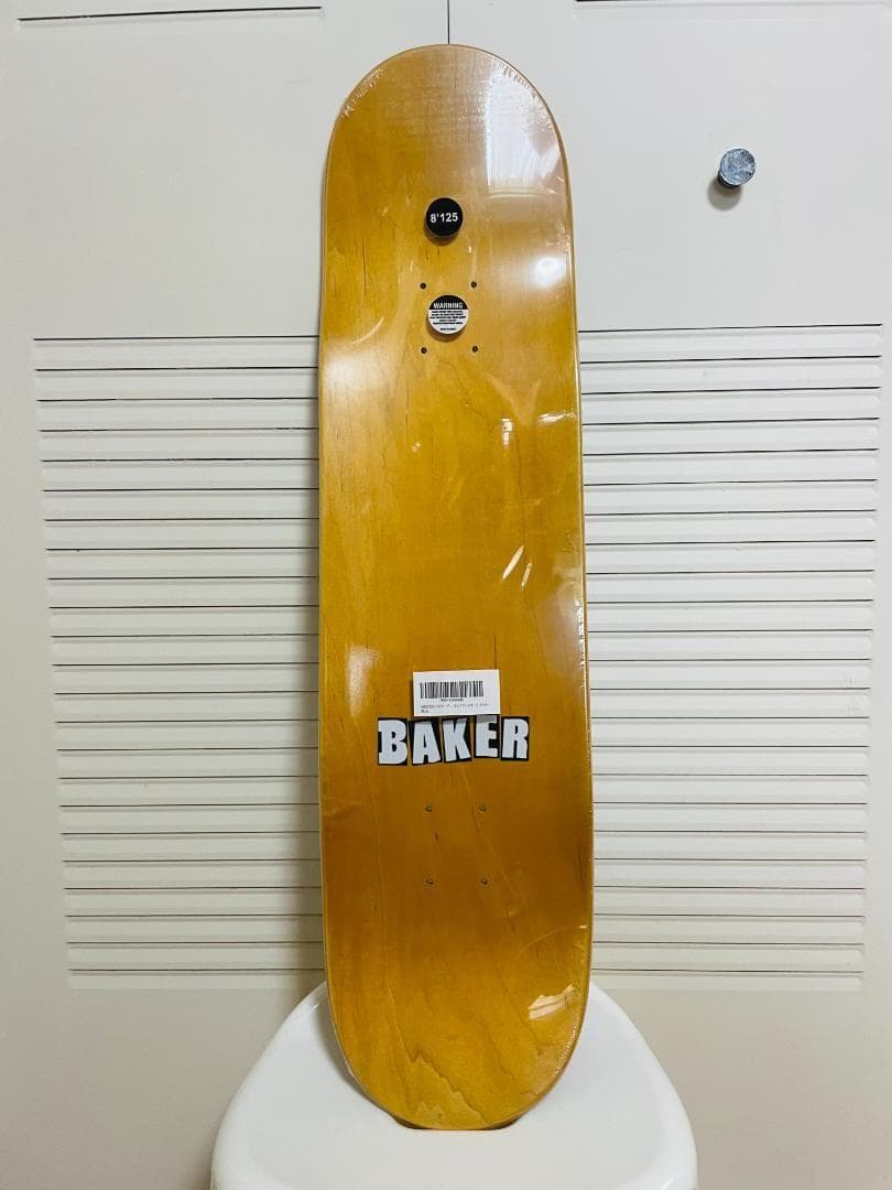 台湾製無地黒デッキテープ付き BAKER スケートボード 8.0デッキ