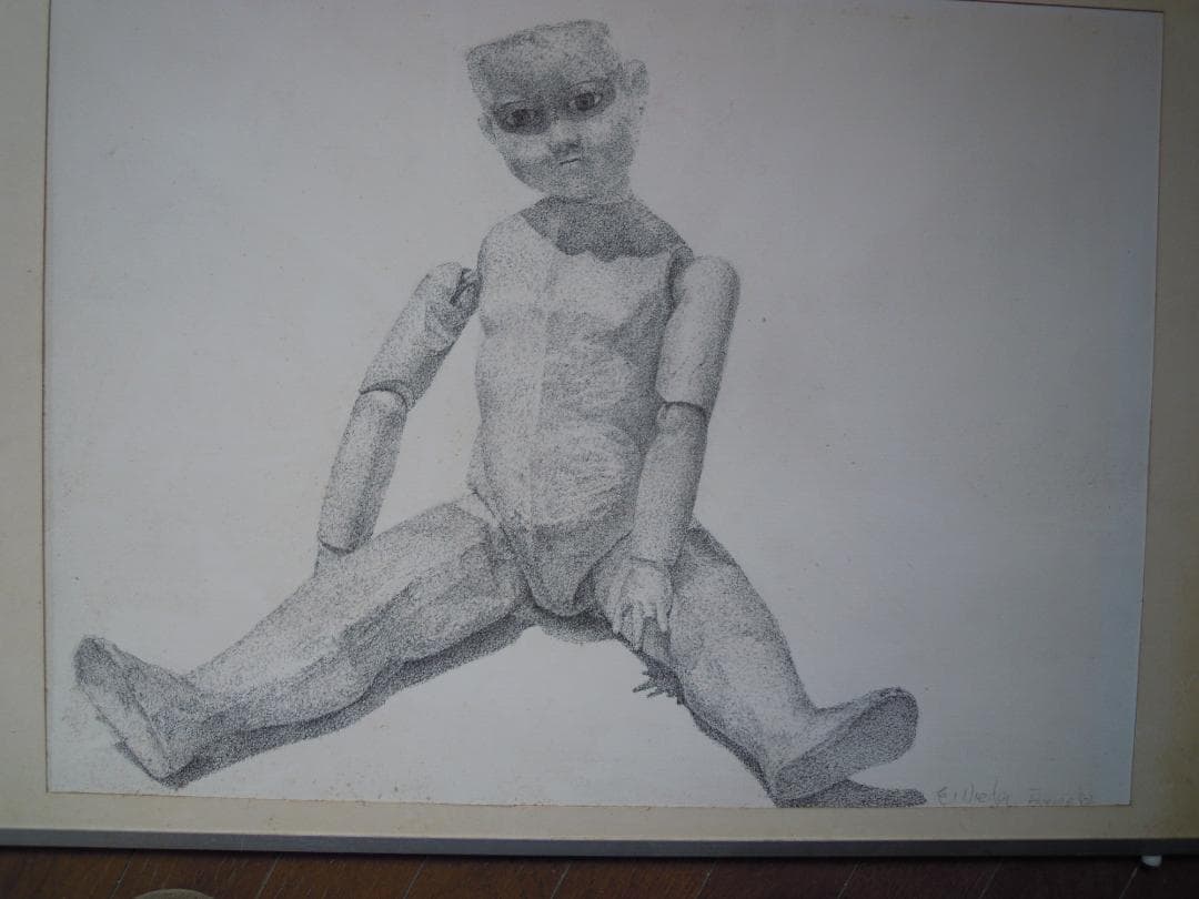 人形　ロットリングデッサン