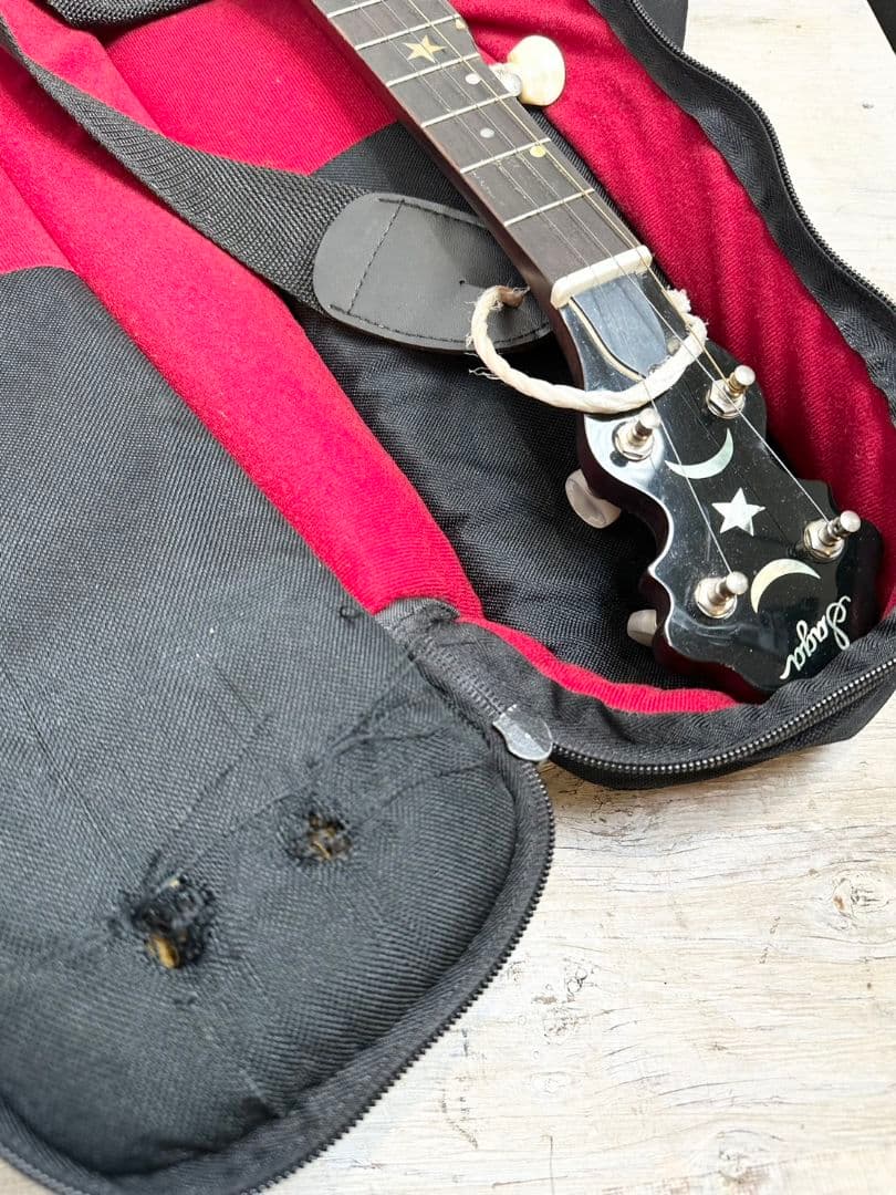 20%【希少】 SAGA Banjo サガ製 バンジョー 5弦 ケース付 弦楽器