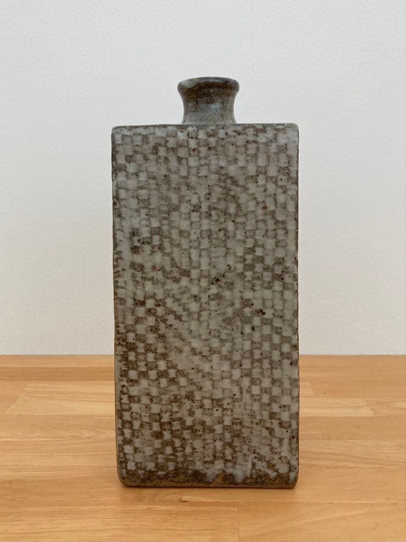 益子焼　花瓶　角瓶　花入　花器