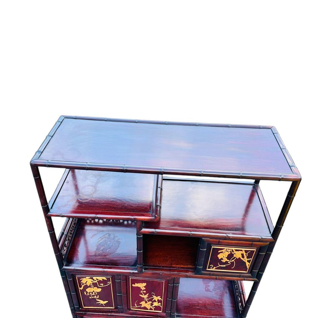 【高級】　茶棚　飾棚　アンティーク　コレクション