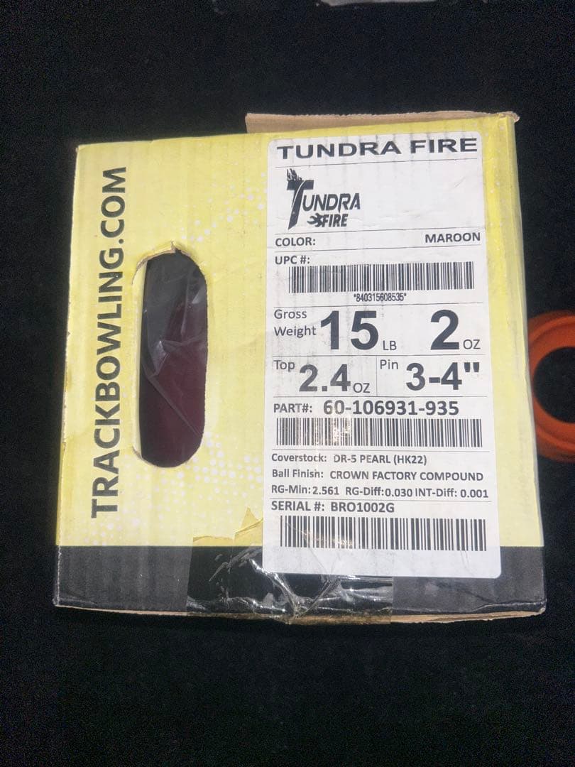 TUNDRA FIRE ボウリングボール 15P 新品未使用