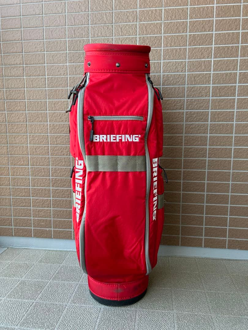 BRIEFING キャディバッグ　CR-6 レッド