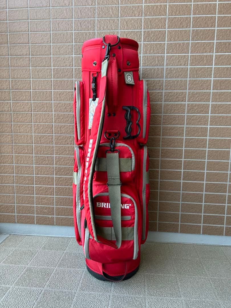 BRIEFING キャディバッグ　CR-6 レッド