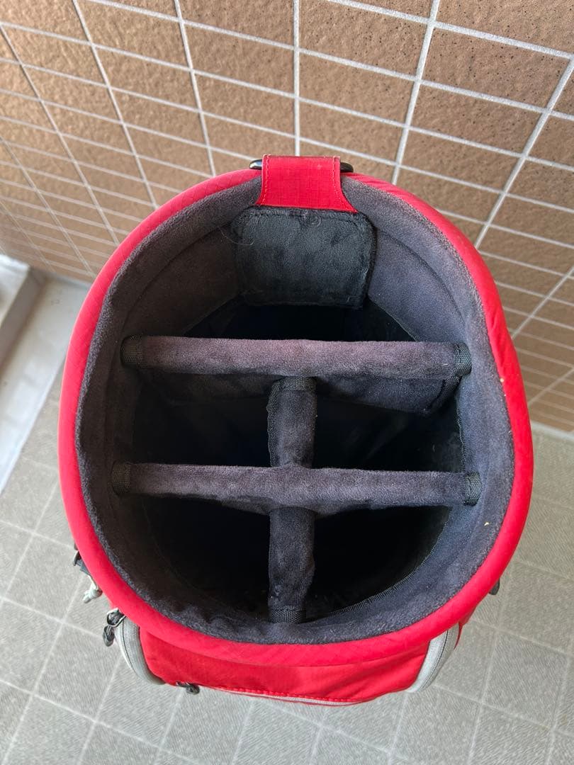 BRIEFING キャディバッグ　CR-6 レッド