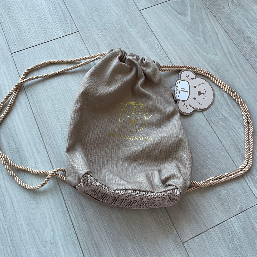 ペニンシュラ シェフ ぬいぐるみと巾着バッグ