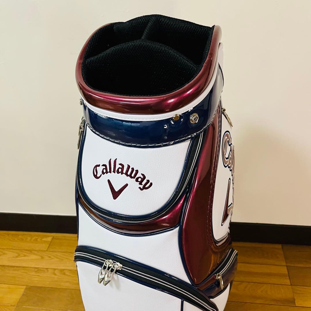 【美品】キャロウェイ　Callaway キャディバック　皮仕様 送料込み