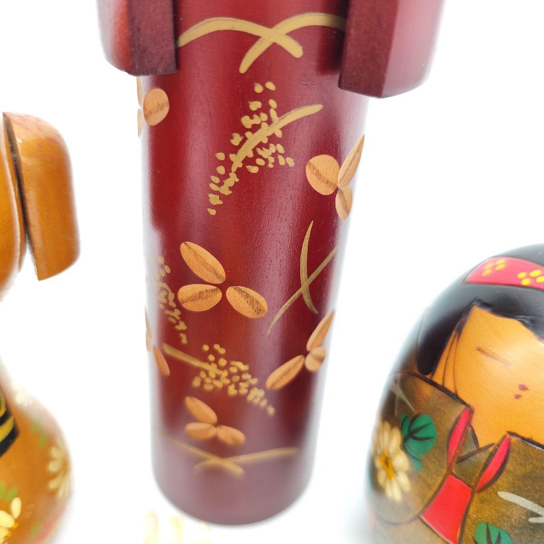 宮下はじめ こけし セット 内閣総理大臣賞作家作品 創作こけし
