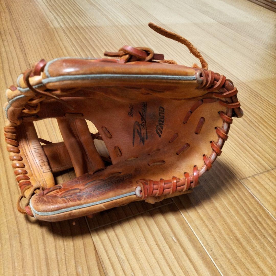 Mizuno 硬式野球グローブ オレンジ 約27cm