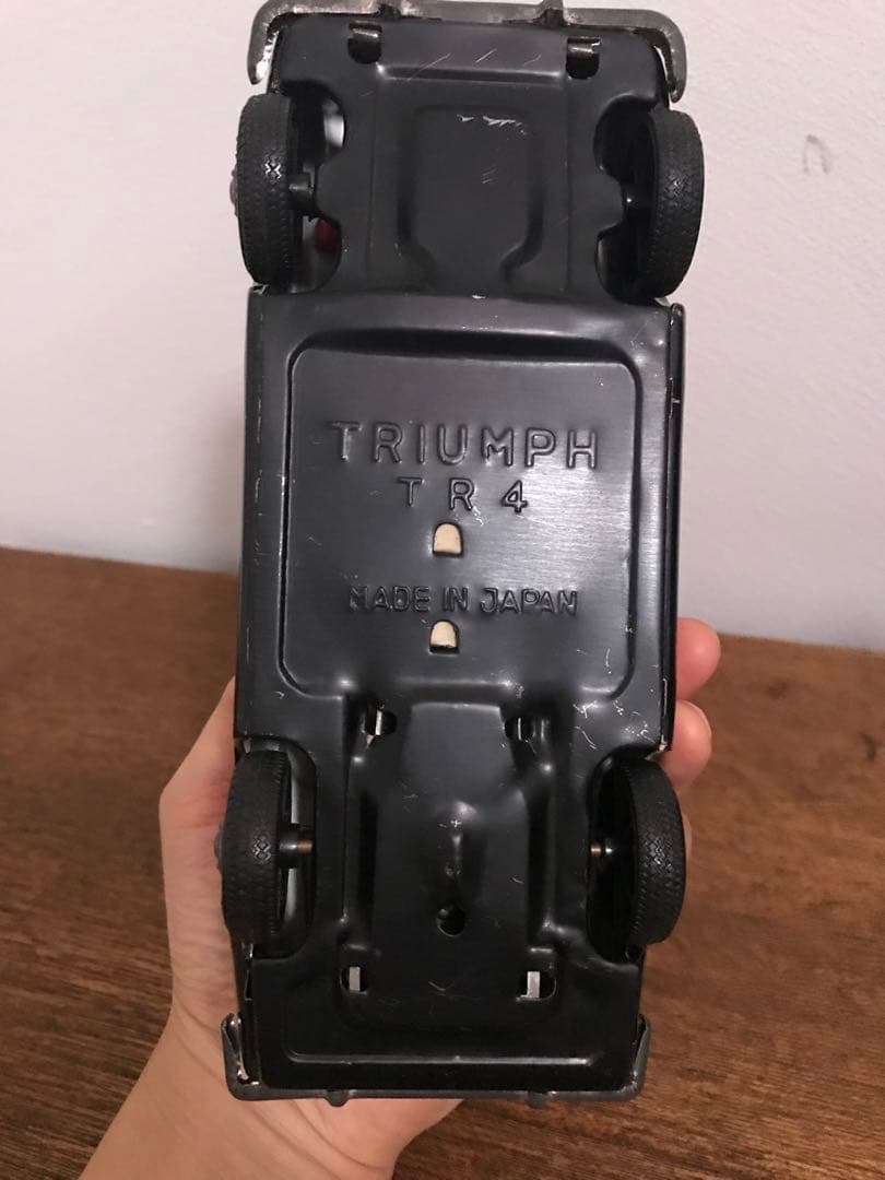 1970's 日本製 POLICE CAR 玩具 ブリキ パトカー 箱付き ST