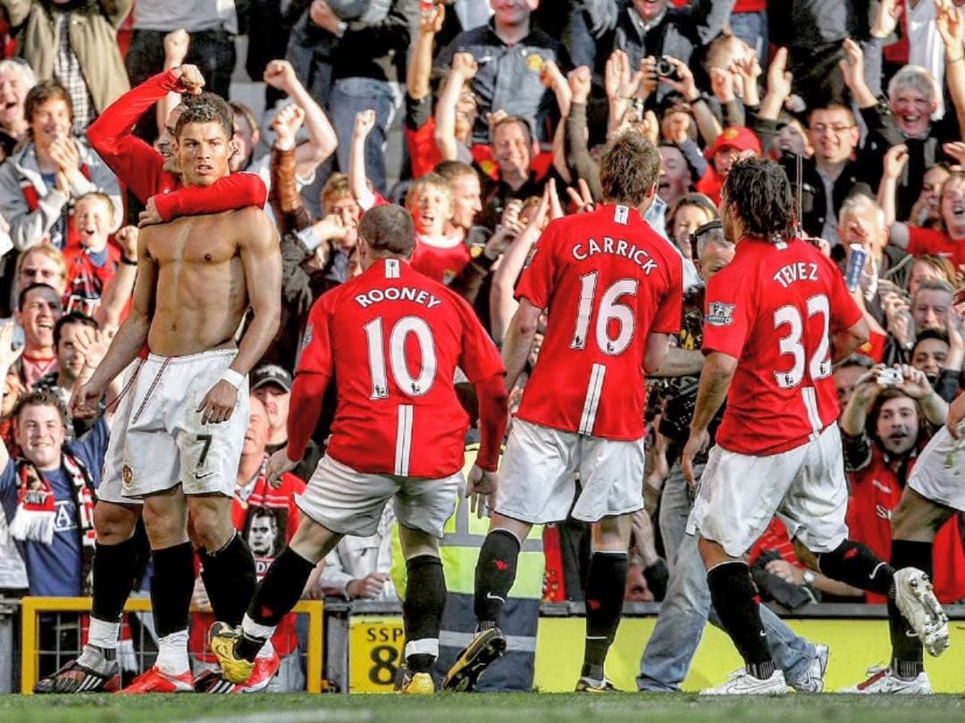 正規品 2007/2008 マンチェスター•ユナイテッド テベス　Lサイズ