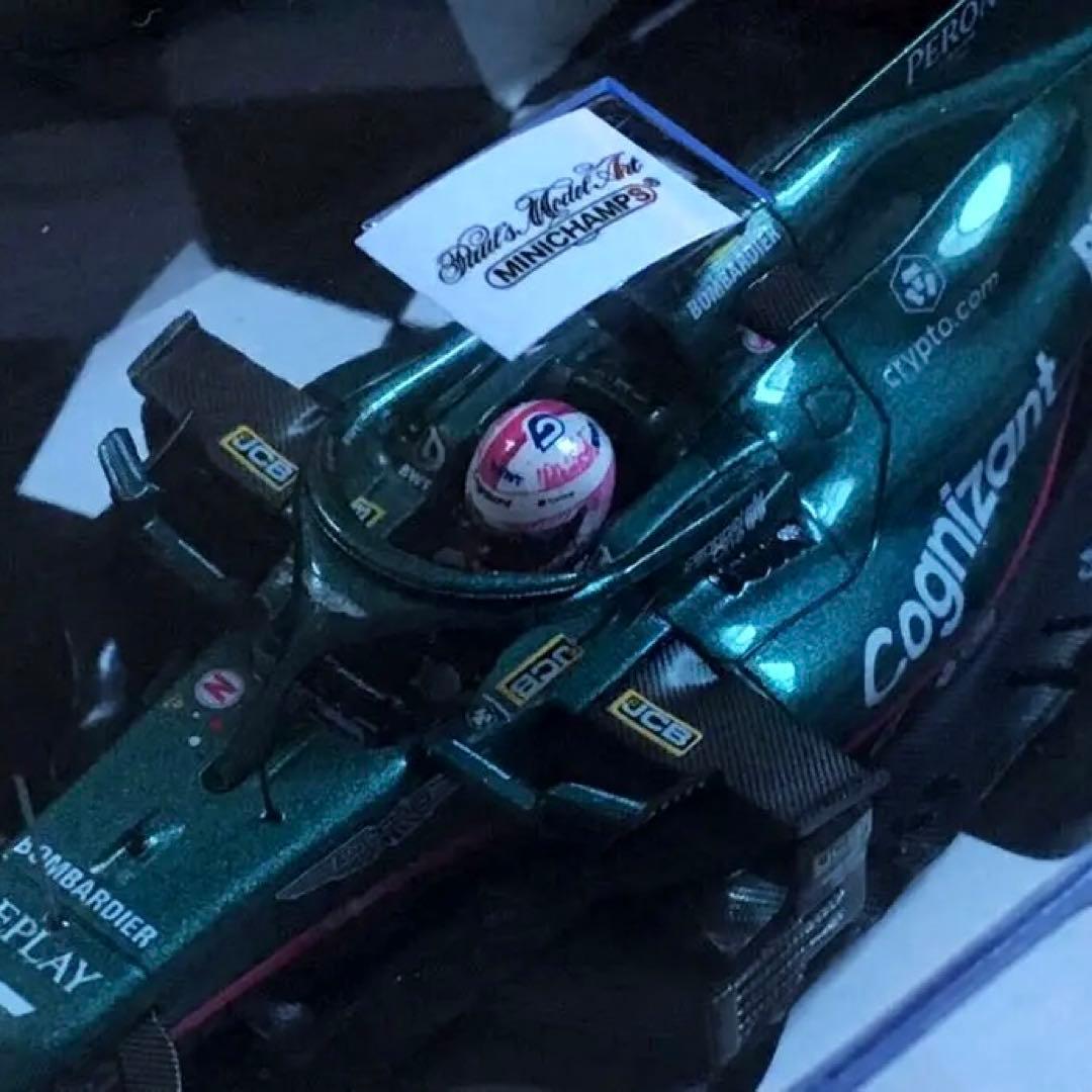 ミニチャンプス 1/43 アストンマーチン AMR21 ベッテル バーレーンGP