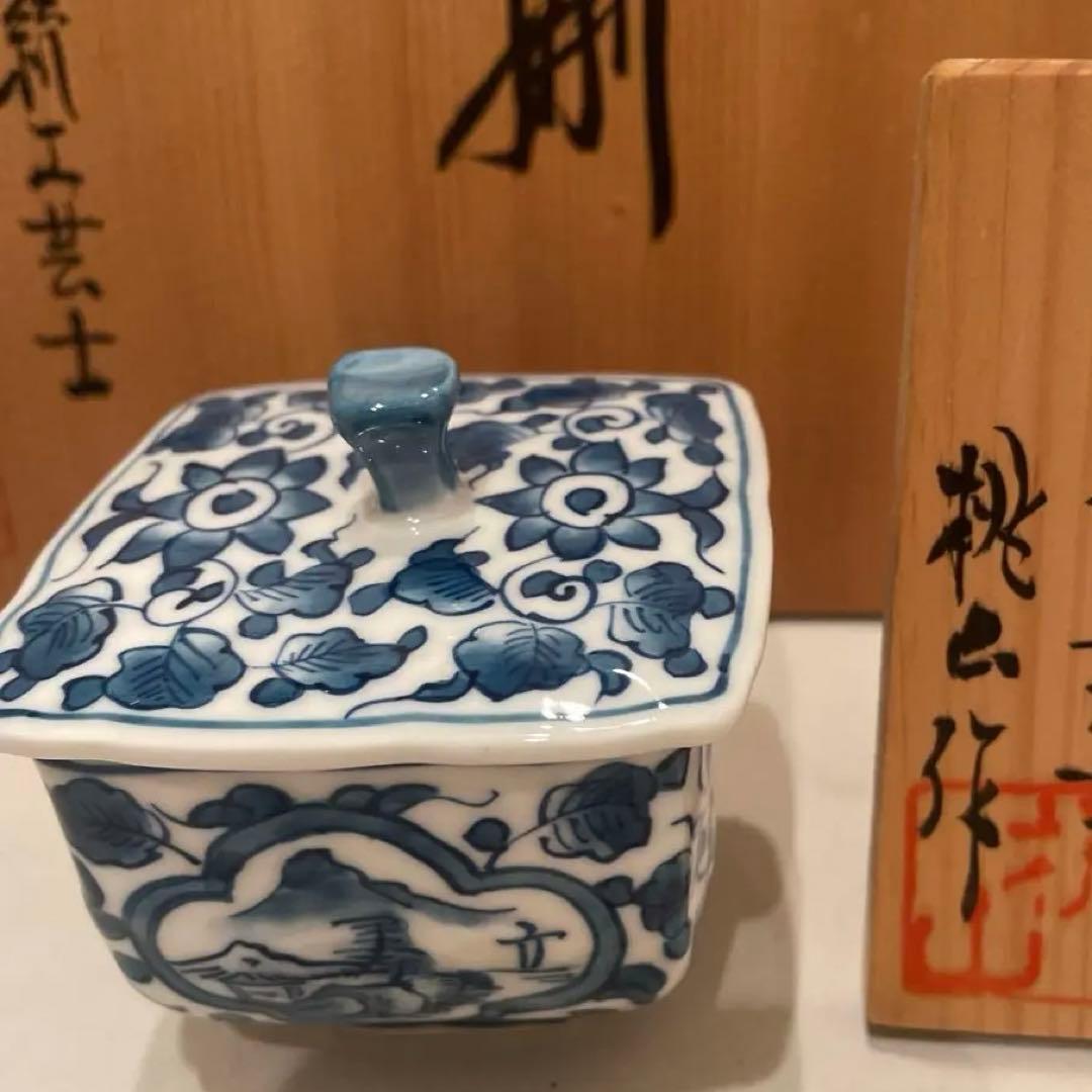 新品有田焼伝統工芸士桃山作茶器揃い