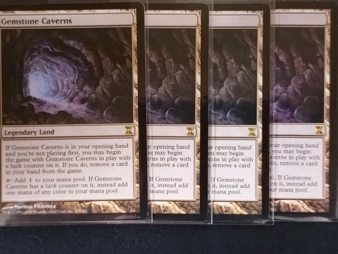 MTG 宝石の洞窟/Gemstone Caverns 英語 4枚セット TSP