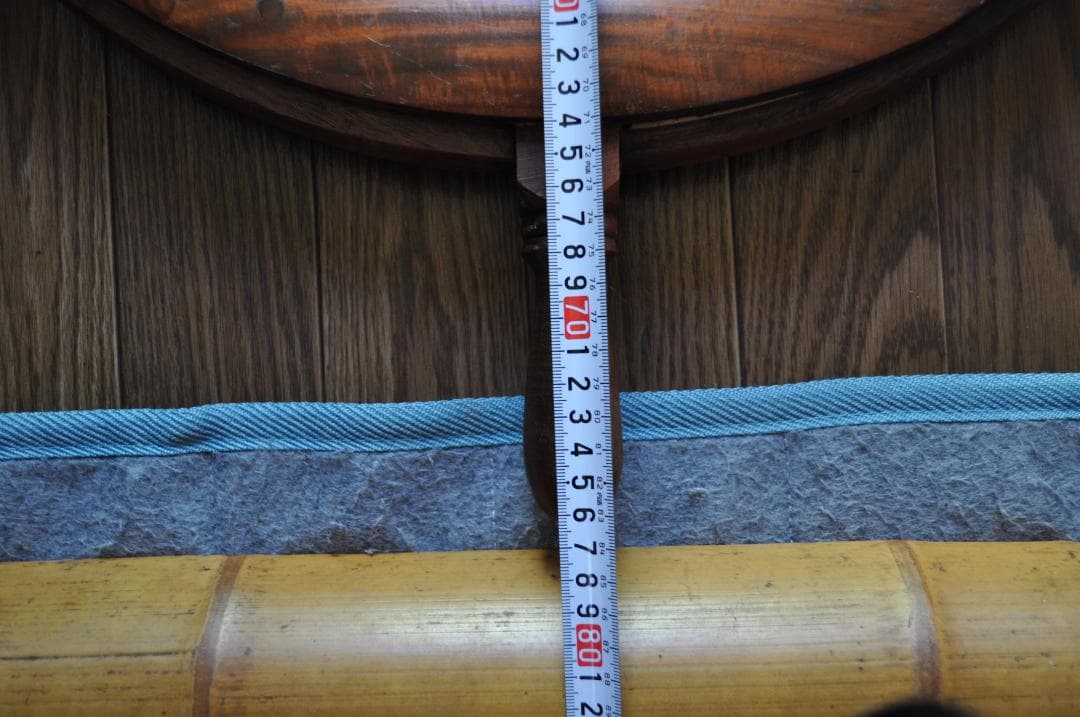 木製 舵輪 約76cm　 重量5.35kg