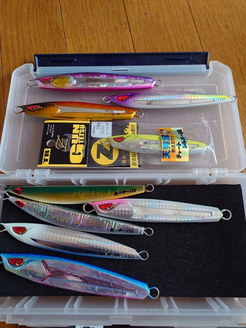 鳥羽ジギング　メタルジグセット　tgベイト　頑鉄　あいや〜じぐ