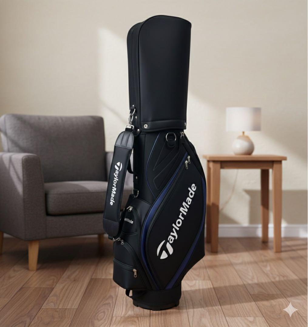 新品未使用　テーラーメイド　キャディバッグ　軽量　ブラック&ブルー