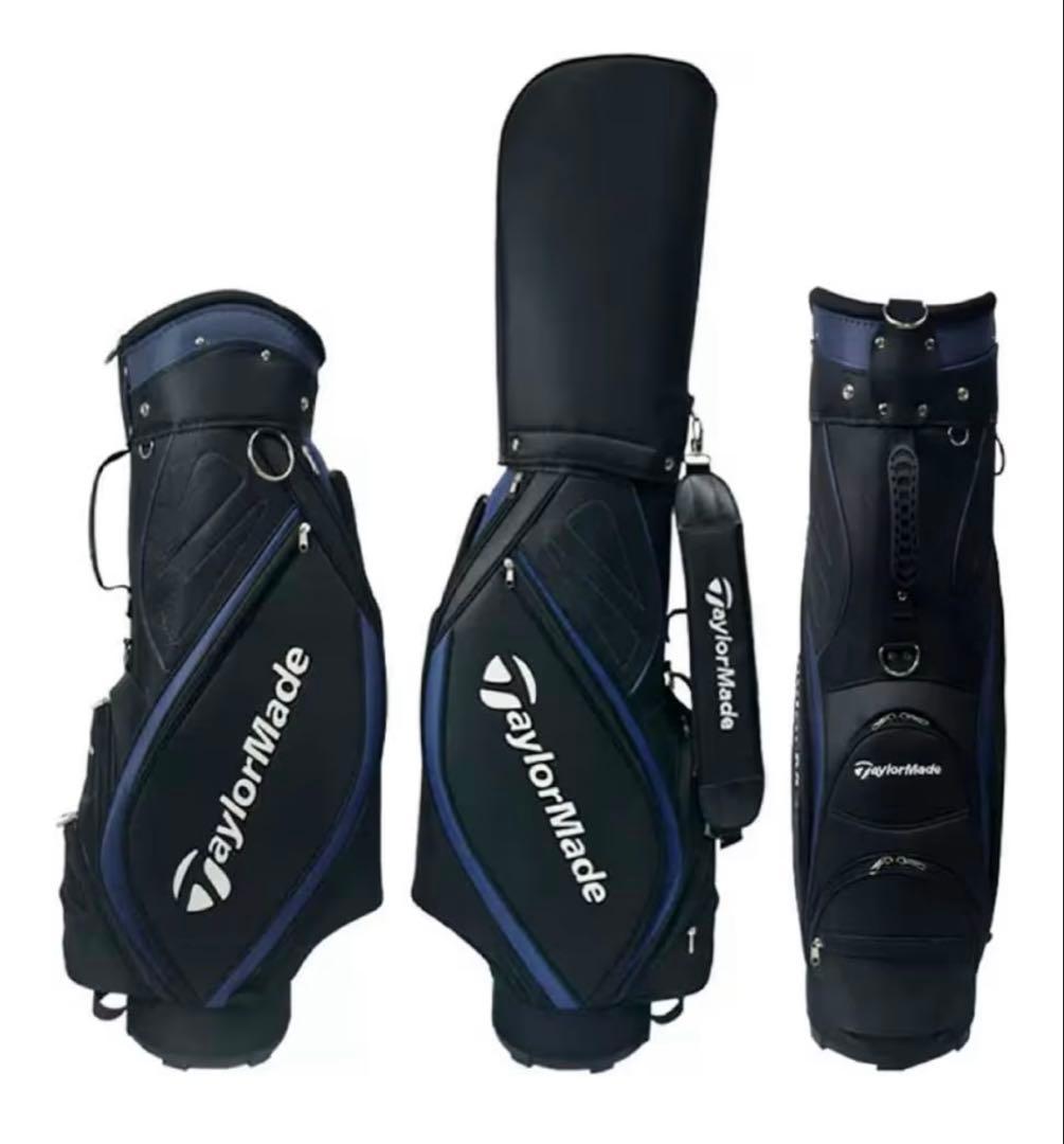 新品未使用　テーラーメイド　キャディバッグ　軽量　ブラック&ブルー