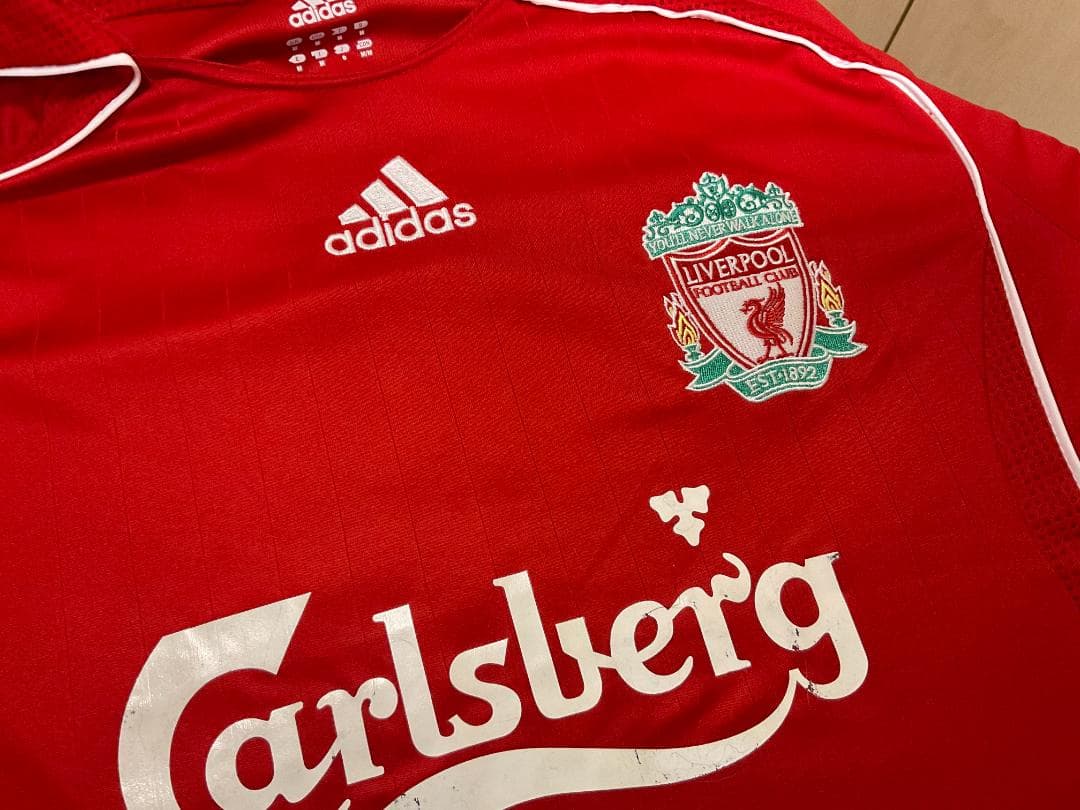 リヴァプール ジェラード ユニフォーム adidas 半袖 US「M」サイズ
