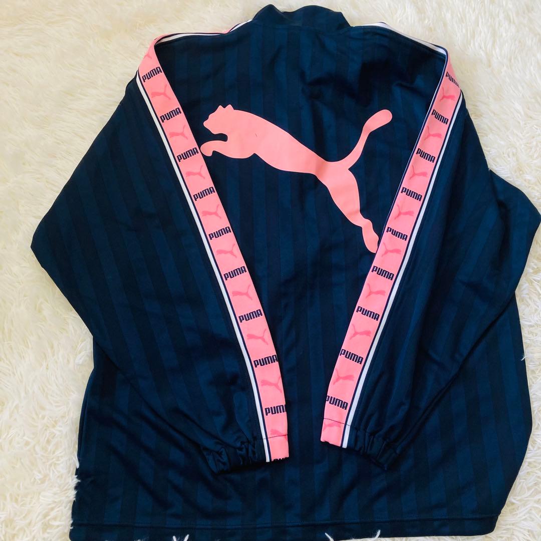 PUMA プージャー　セットアップ　ピンク　刺繍ロゴプリント